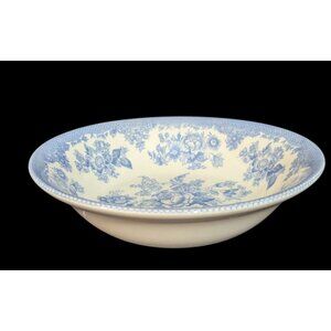 Royal Stafford Blue Floral Serving Bowl Made In England Microwave & Dishwasher S